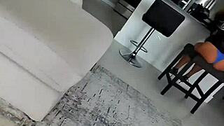 i kept fucking the sex doll right in front of my horny stepmom milf every chance i got