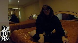 hot fucking with beautiful chubby mimi! big tits bounce, shaved pussy takes missionary cumshot