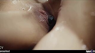 possessed maids devour pussy slime in demonic lesbian cleaning frenzy