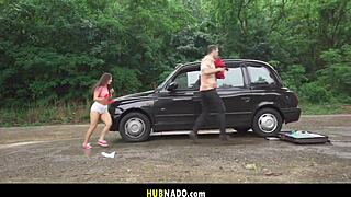 Tru Kait's Curves Ignite Taxi Make-Up Fuck