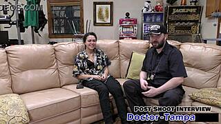 dr tampa gives mara luv university entrance physical backstage pussy spread toys shaved