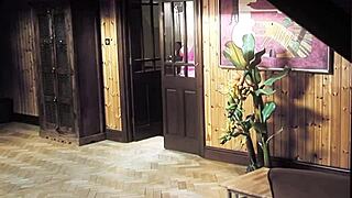 Blonde Milf Tempts Asian Step Son with Juicy Tits and Pussy in Private Gym Workout!