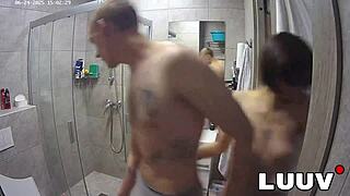 luuv couple kareflore and abbadon get steamy in the shower for their reality show 💦🛁😍