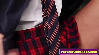 i get facial cum from british teacher in classroom close up pov