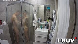 luuv couple kareflore and abbadon get steamy in the shower for their reality show 💦🛁😍