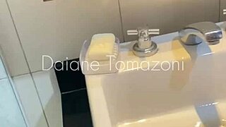 fuked classmate in college bathroom so damn hot