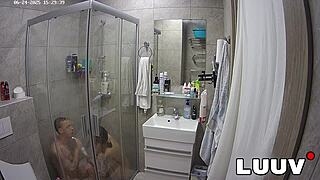 luuv couple kareflore and abbadon get steamy in the shower for their reality show 💦🛁😍