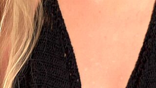 this hot hungarian blonde slut rides two monster cocks at once