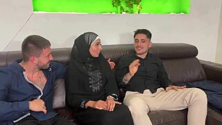 Hijab Stays On as Aliyah Yasin's Arab Holes Take Brutal Double Penetration Assault