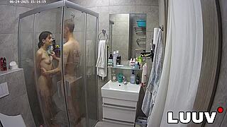 luuv couple kareflore and abbadon get steamy in the shower for their reality show 💦🛁😍