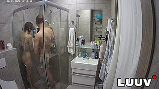 luuv couple kareflore and abbadon get steamy in the shower for their reality show 💦🛁😍