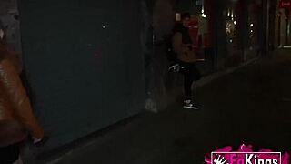 after gym melanie dior flashes her fuck friend for outdoor doggystyle pounding