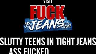 i blow lucky bf then take anal in jeans for anniversary