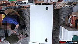 shoplifter irish redhead teen fucked hard by lp officer big cock