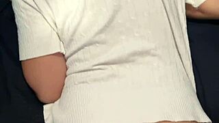 watch this cute 18yo asian teen get pounded doggystyle by huge white cock facial cumshot