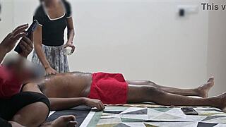 Lady Watches Happy Ending Cock Massage
