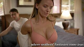 i can't believe stepmom in lingerie climbs on my bed riding my cock like a horny milf