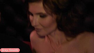 jeny smith rocks red corset nylons teasing legs fingering in steamy stockings photoshoot 😈🔥