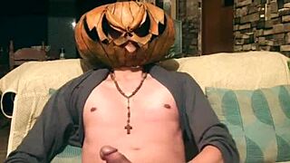 Happy Halloween from Pumpkin King Monster Cock Demanding Tribute!