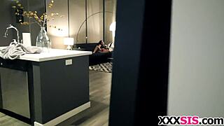 i can't believe my huge dick fits in petite stepsis amara romani's tight hole