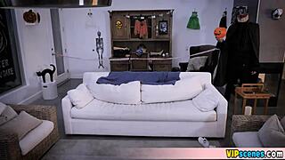 my cute brunette stepsis bends for nasty doggystyle!