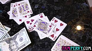 huge tits milf steps in fixes stepsons fight with wild threesome