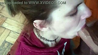 Real Milf Wife Slut Takes Messy Facial Cumshot Deepthroat Kneeling