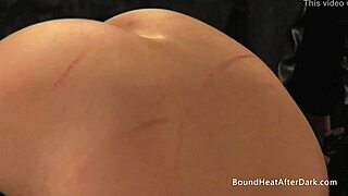 Overwhelming desire surges as mistress whips her bound teen handmaiden