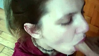 Real Milf Wife Slut Takes Messy Facial Cumshot Deepthroat Kneeling