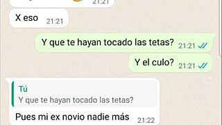 my latina girlfriend shares steamy past ass pounding stories on phone chat