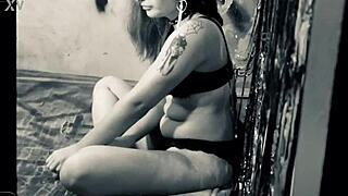 A goddess dominates with small feet tickling session