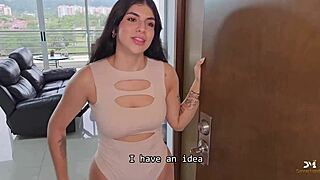 Cuckold Wife Rides Neighbor's Huge Cock - Danner Mendez and Jessica Osorio!