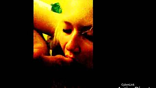 hey big tits blonde wanna blowjob and handjob my cock?