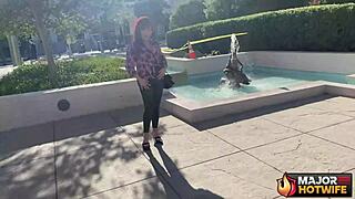 stunning redhead milf sexy vanessa in lingerie bends over as rome major pounds her juicy ass bareback doggystyle on bed