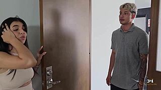 Cuckold Wife Rides Neighbor's Huge Cock - Danner Mendez and Jessica Osorio!