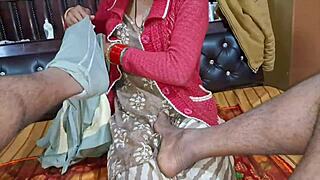 romantic malayali couple shares sensual anal creampie in traditional nightwear 💕🏠