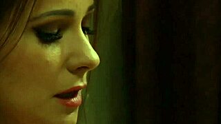 naughty lesbian mistress dominates sexy slave with deep kisses, fingering, and mutual pussy licking to intense orgasms
