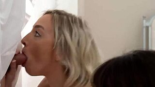 Hot blonde teen 18+ in uniform always eyes other girls at church for secret fun.