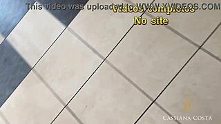 Wife Teases Petite Pussy for Husband's Friend
