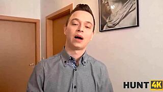 Hunt4k buddy's ginger girlfriend turns holiday fuck into cash cuckold party