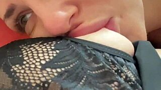 she teases my huge clit sucking nipples in hot lesbian pussy play roleplay