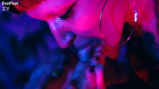 my big feet get licked for first time in lyfe