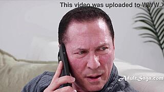 stepdad gives teen curly girl anal class in classroom with old man cock