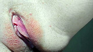 wow beautiful skinny blonde laverna queen fingers clit to orgasm on wet pussy post sex