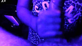 sexy milf deepthroats fat cock in bed with bright lipstick