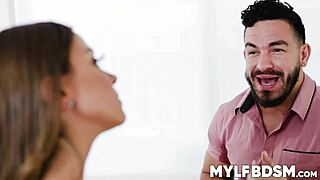 sexy latina havana bleu offers son saving pussy and ass to bully peter greens monster boner