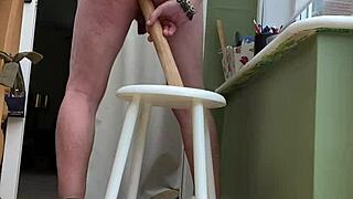 I fuck my own arsehole deep in solo assfucking wanking session right now