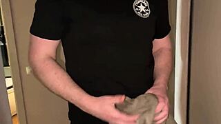Stepson kicks out stepmom's lover and pounds her tight pussy