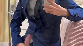 i'm hot daddy jerkin my monster cock in public toilet... bustin thick jizz everywhere!
