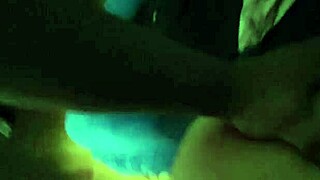 Amateur wife vacuums husband's cock then takes cum in pussy